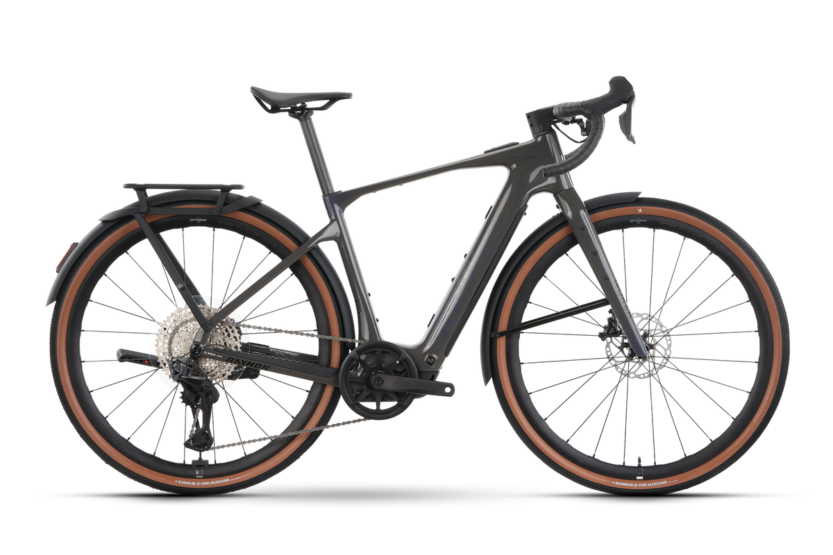Bicicleta eléctrica gravel Raymon Norza Pro Street 2026 pipegrey