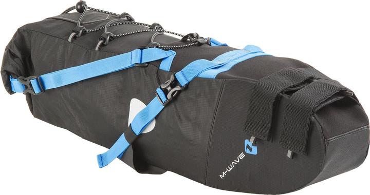 Bolsa de sillín M-Wave Rough Ride Saddle amarillo – vista lateral