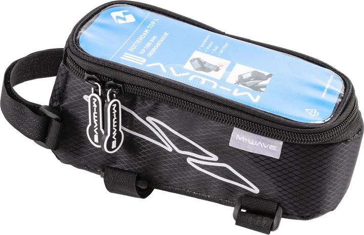 Bolsa de cuadro M-Wave Rotterdam Top L negro/azul – vista general