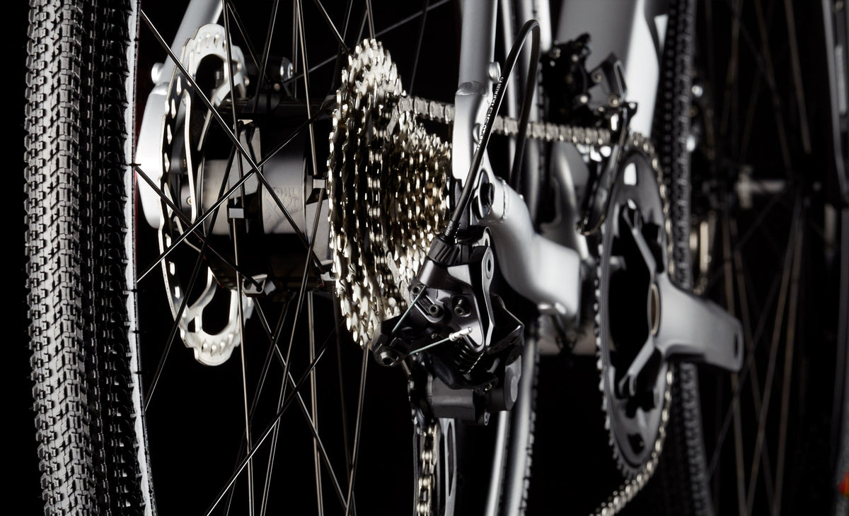 Bicicleta eléctrica gravel MMR X-Beat 00 2025 silver – detalle