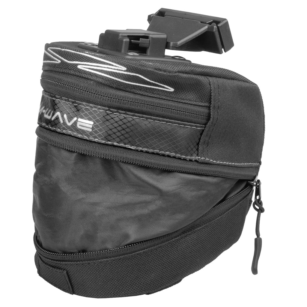 Bolsa de sillín M-Wave Tilburg L negro – expandida