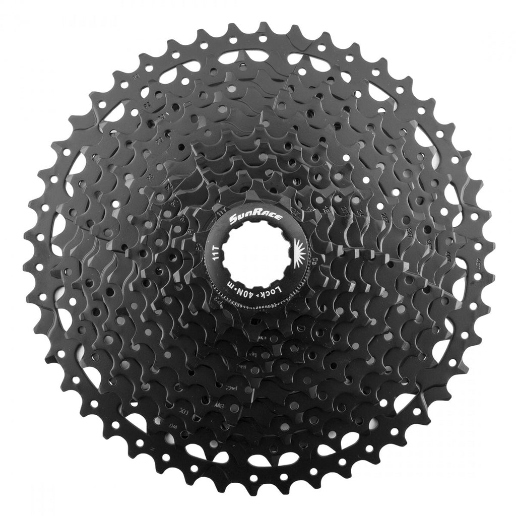 Cassette SunRace CSMS8 11-46 11 velocidades negro – Vista frontal