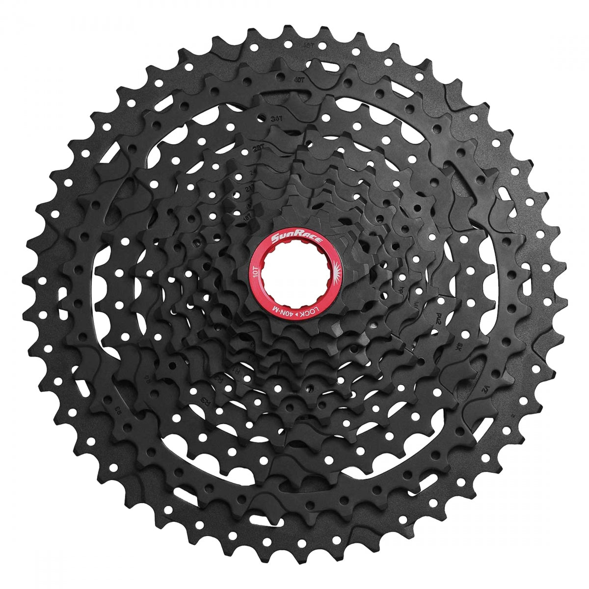 Cassette SunRace CSMX9X 10-42 11 velocidades (SRAM XD) negro – Vista general (tienda)
