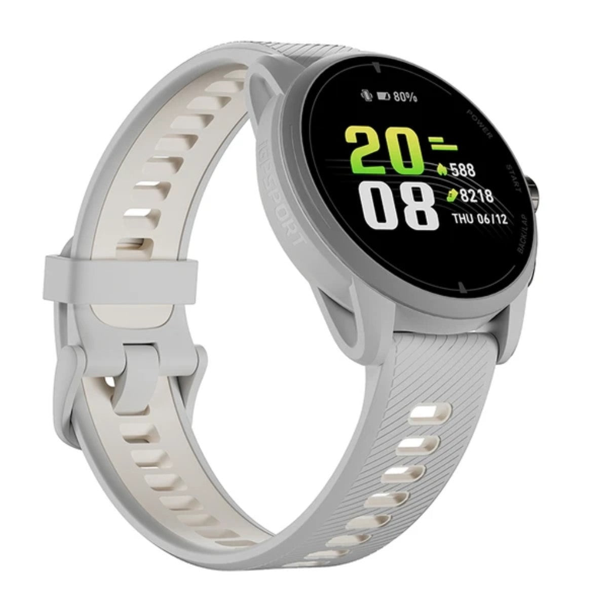 Reloj GPS iGPSPORT VeRun gris – vista frontal