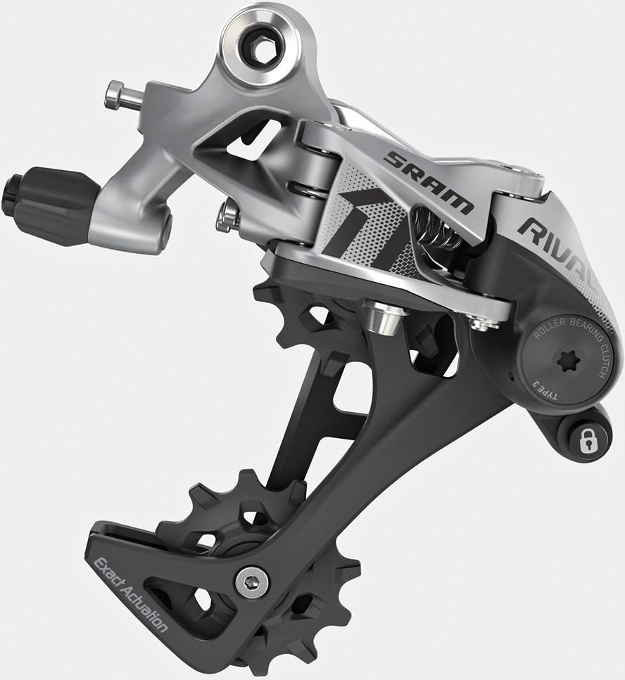 Cambio trasero SRAM Rival 1 Type 3.0 11v negro – vista lateral