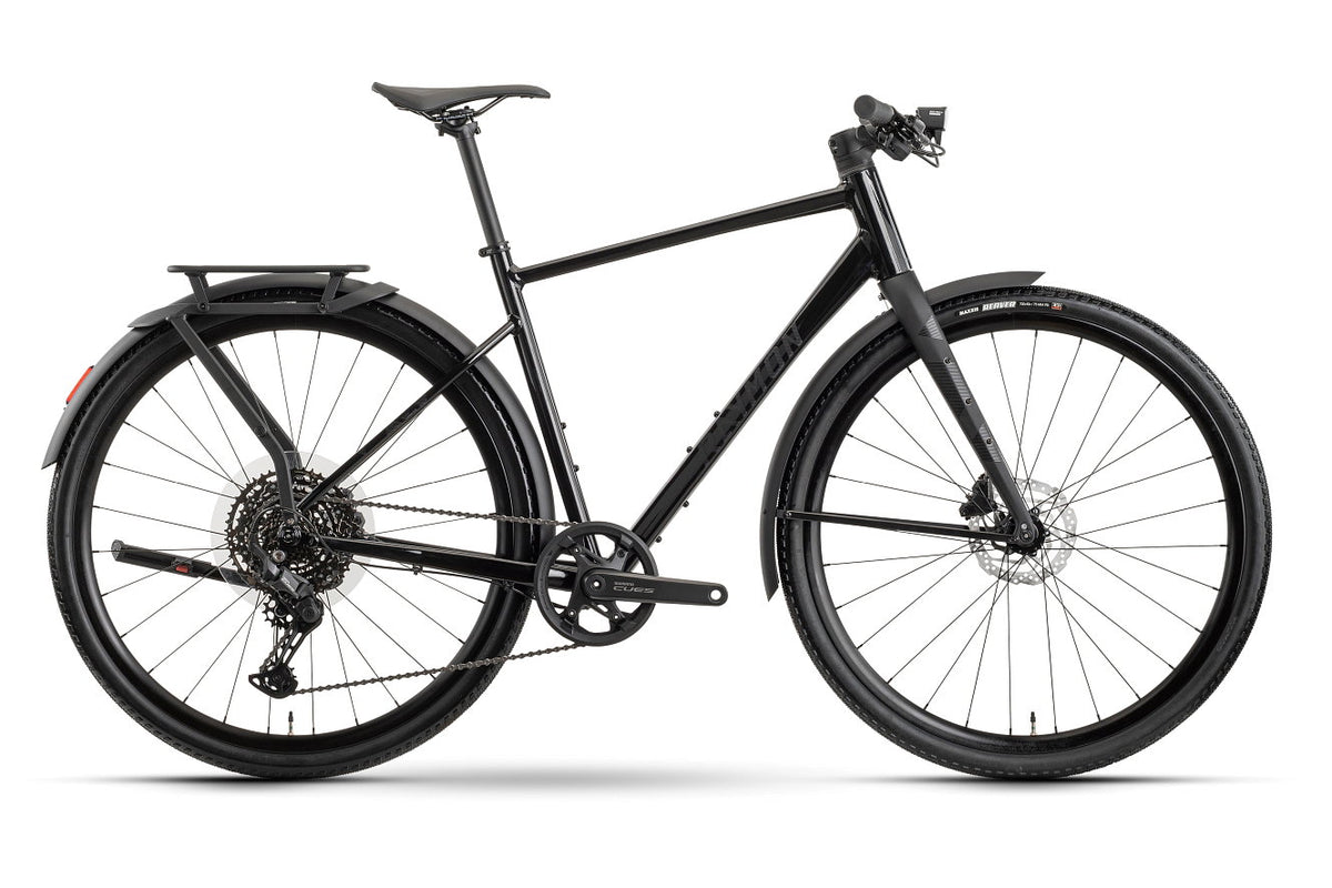 Bicicleta gravel Raymon Territ Comp Commute 2026 black stealth