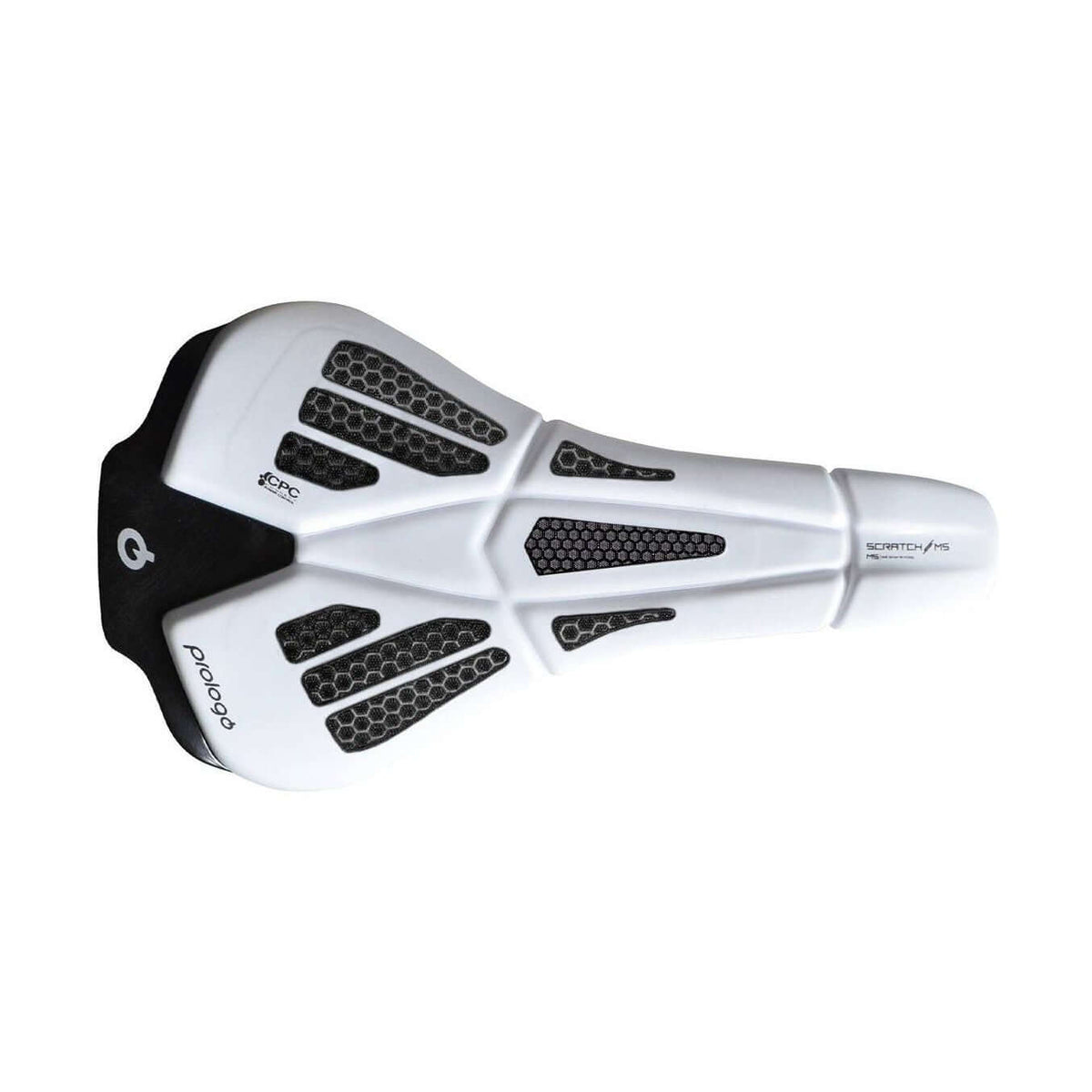 Sillín Prologo Scratch M5 CPC Nack blanco – vista superior