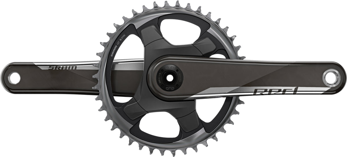 Bielas SRAM RED AXS 1x12 DUB negro – vista lateral