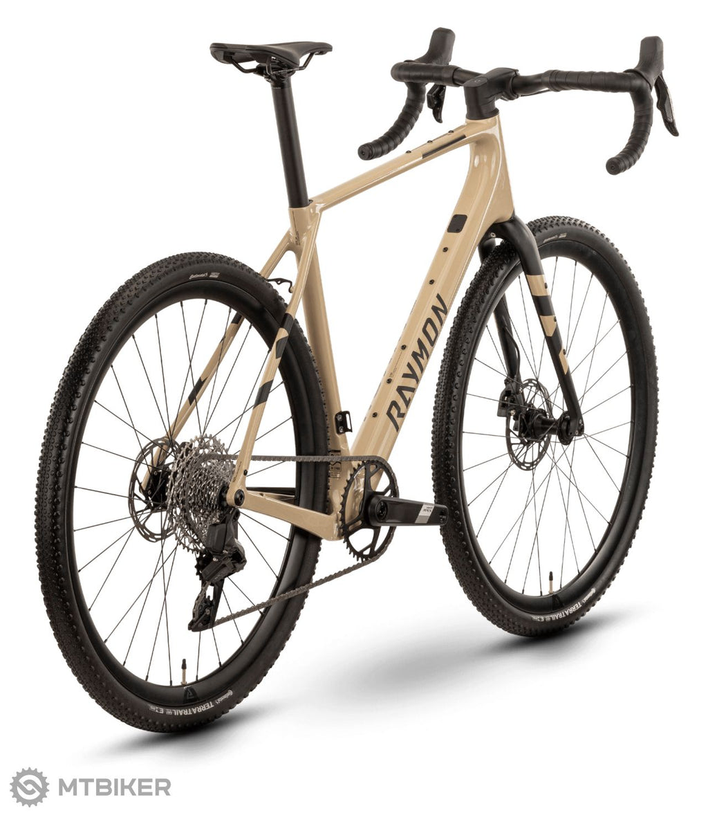 Bicicleta gravel Raymon Soreno Pro Apex AXS 2025 sand/black – detalle