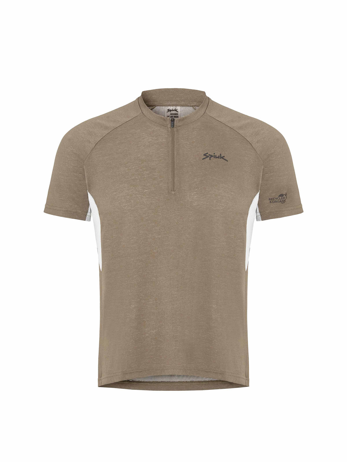 Camiseta Spiuk All Terrain manga corta beige – con modelo