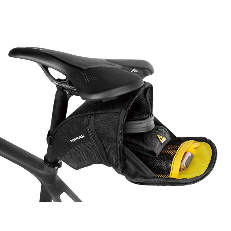 Bolsa de sillín Topeak Aero Wedge Pack (L) negro – vista adicional