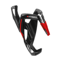 Portabidón Elite Custom Race Plus negro brillo/rojo – vista frontal