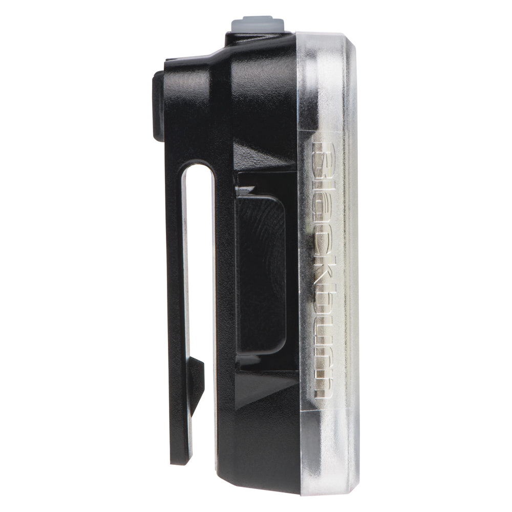 Luz delantera Blackburn Grid negro – vista lateral