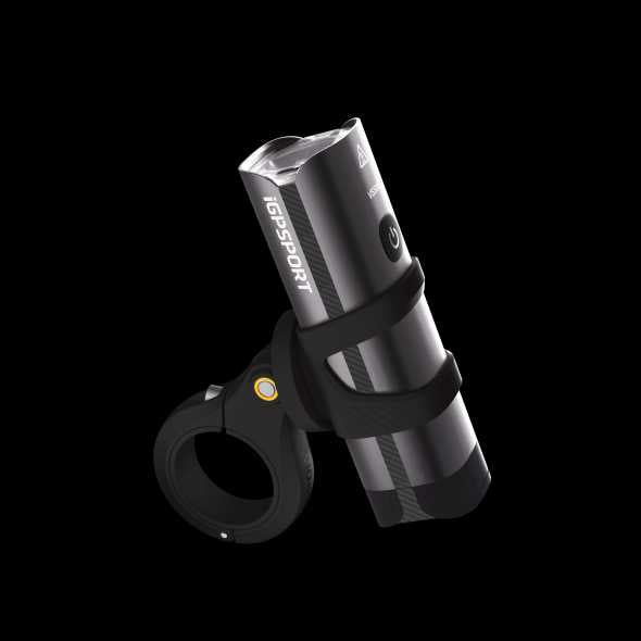 Luz delantera iGPSPORT VS500 negro – en uso