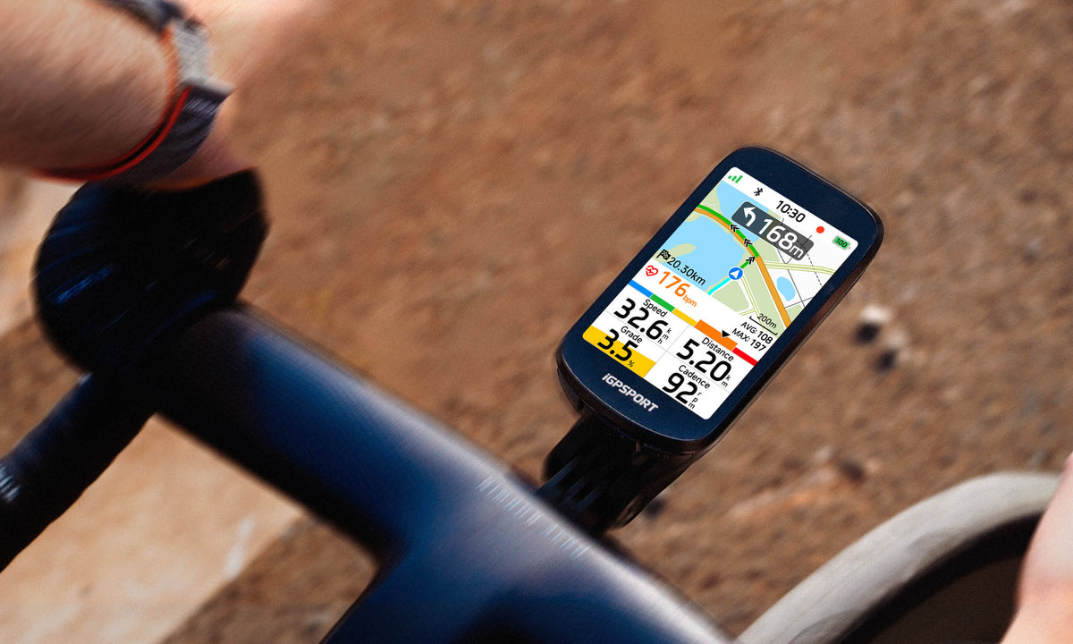 Ciclocomputador GPS iGPSPORT BSC500 negro – detalle