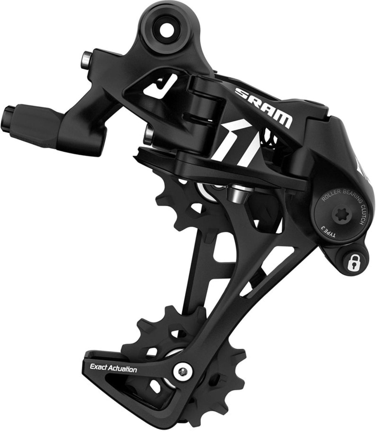 Cambio trasero SRAM Apex 1 11v, jaula larga, max. 42T negro – vista principal