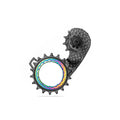 Jaula de cambio absoluteBLACK HOLLOWcage Carbon Shimano Ultegra 8100/8150/8170 – jaula rainbow, vista lateral