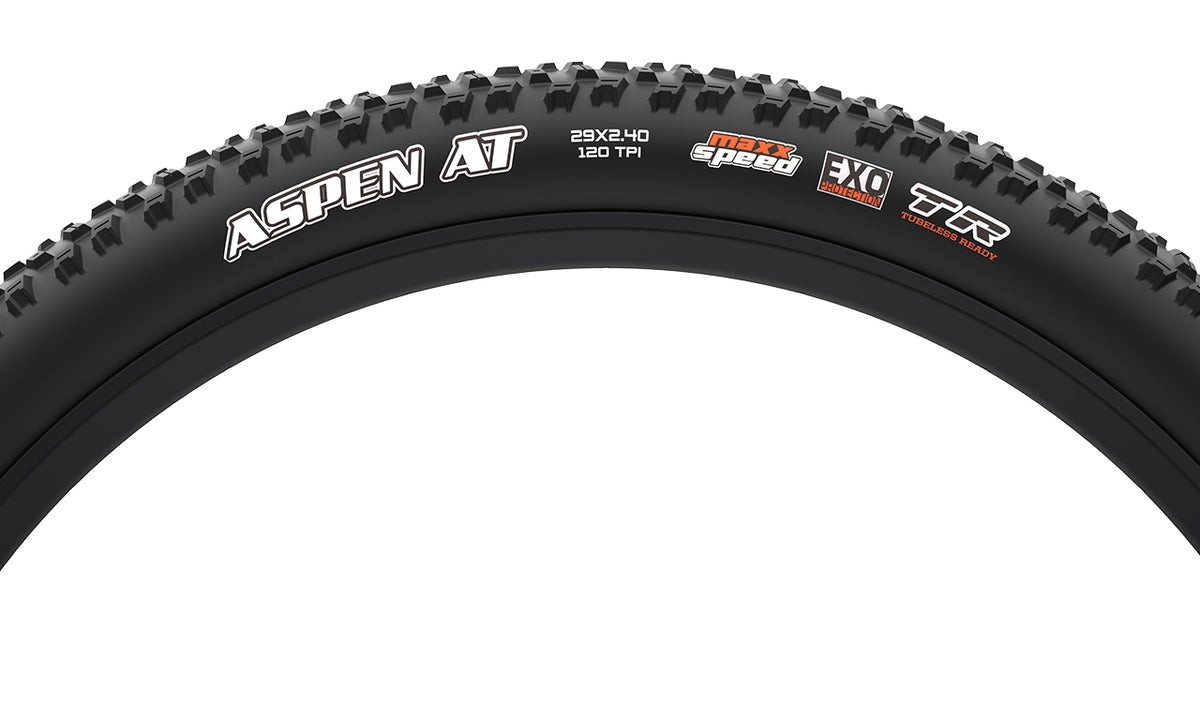 Cubierta Maxxis Aspen AT 32 negro – flanco