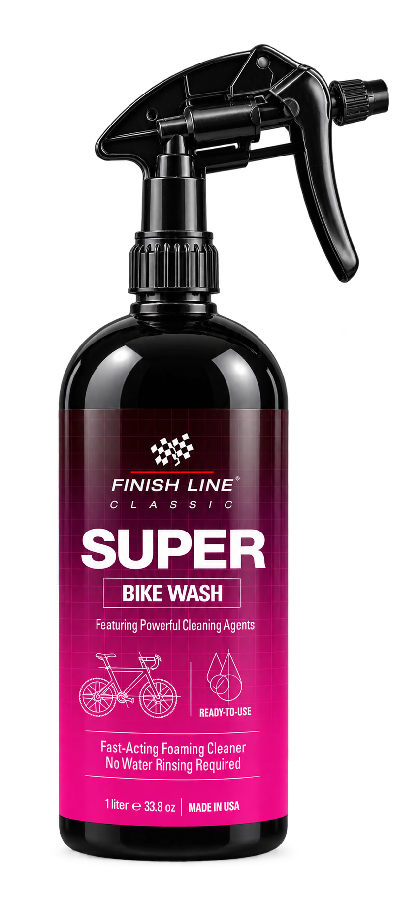 Limpiador Finish Line Super Bike Wash spray 1 L – envase