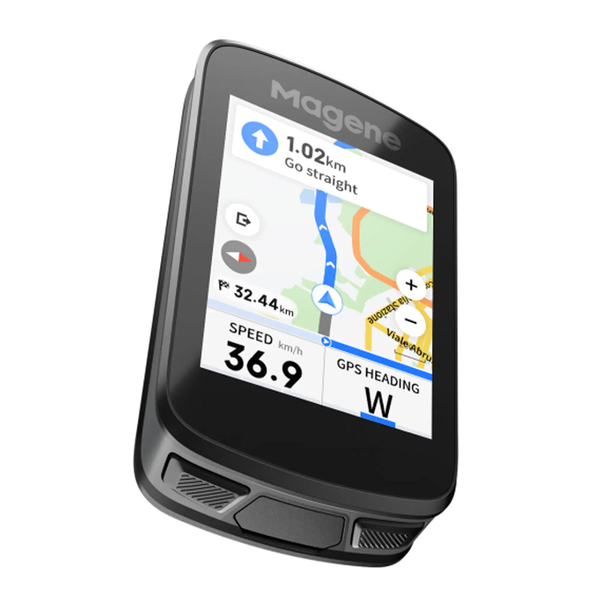 Ciclocomputador GPS Magene C606 V2 negro – pantalla