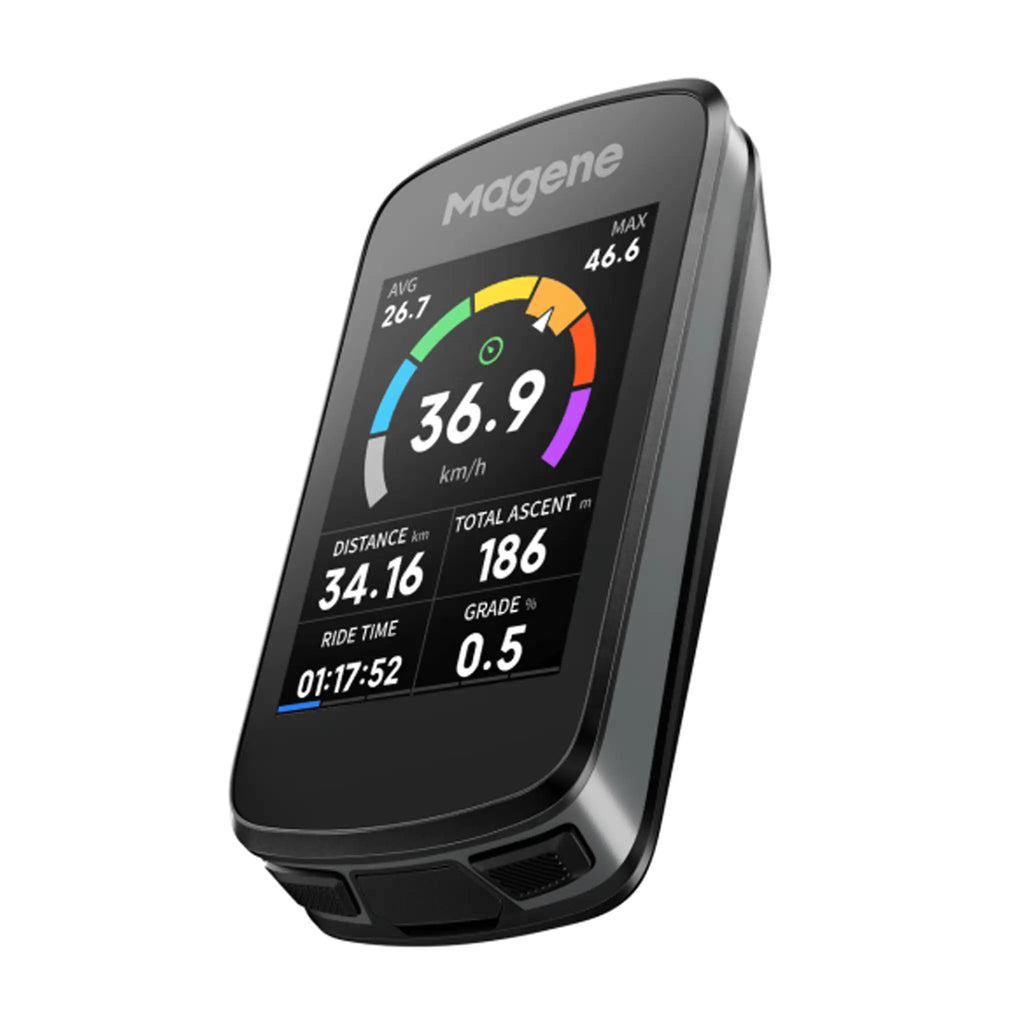 Ciclocomputador GPS Magene C606 V2 negro – trasera