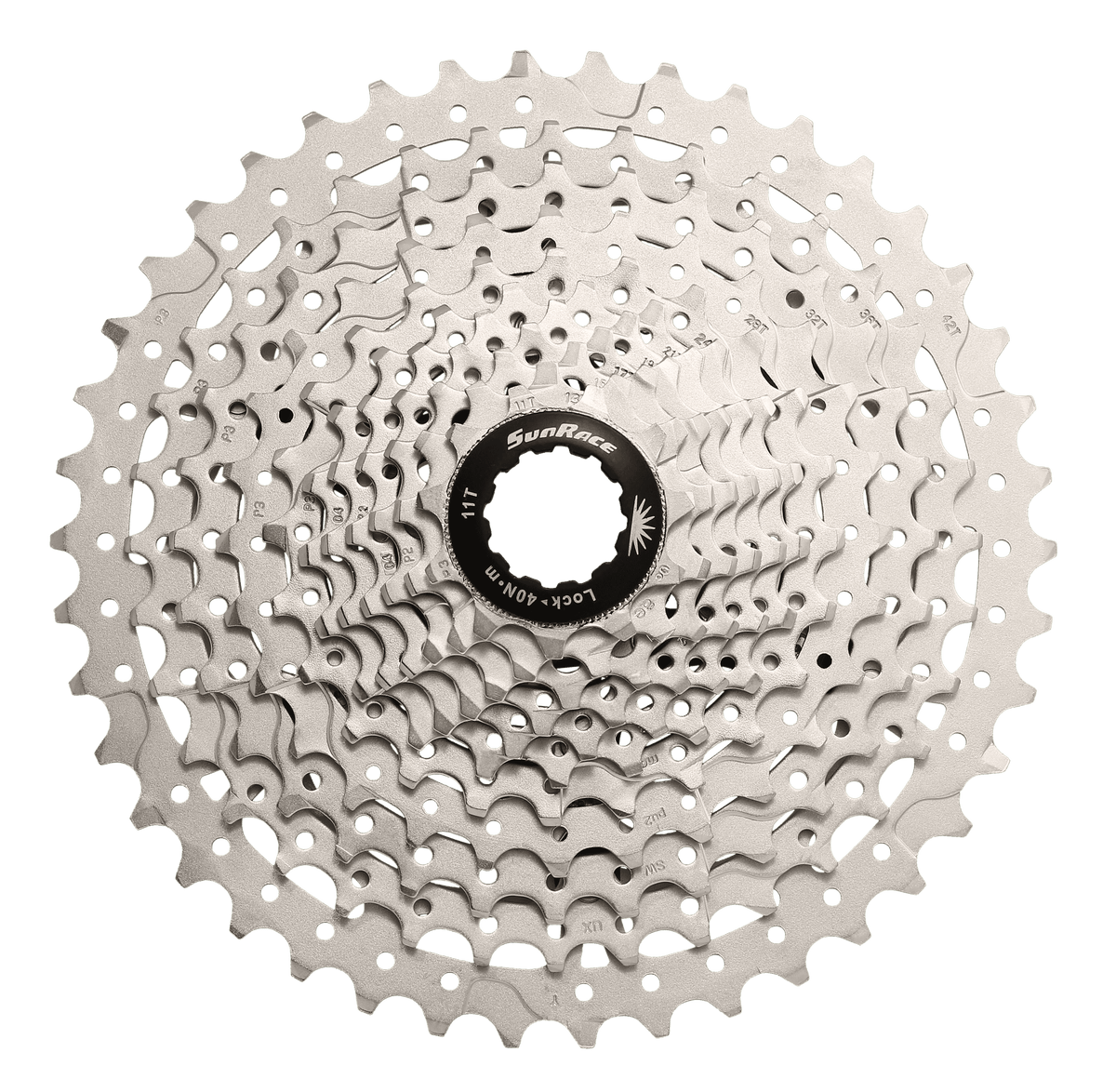 Cassette SunRace CSMS8 11-40 11 velocidades plateado – Vista general