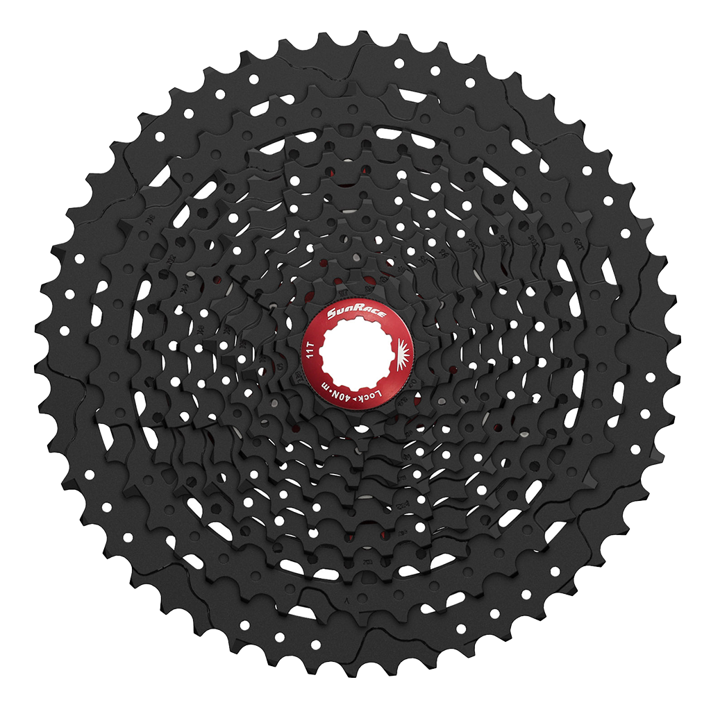 Cassette SunRace CSMX80 11-51 11 velocidades negro – Vista general