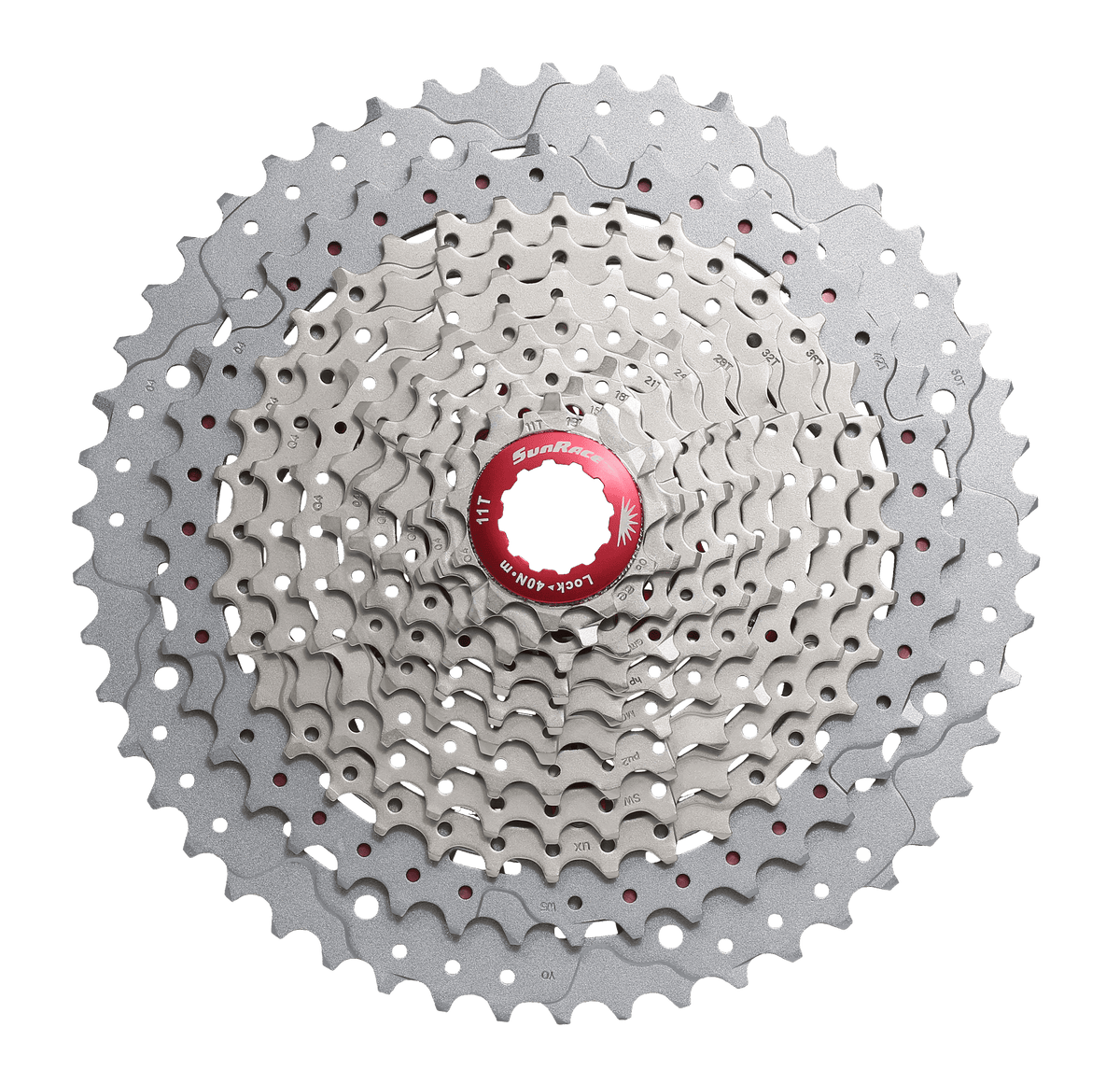 Cassette SunRace CSMX8 11-46 11 velocidades plateado – Vista principal