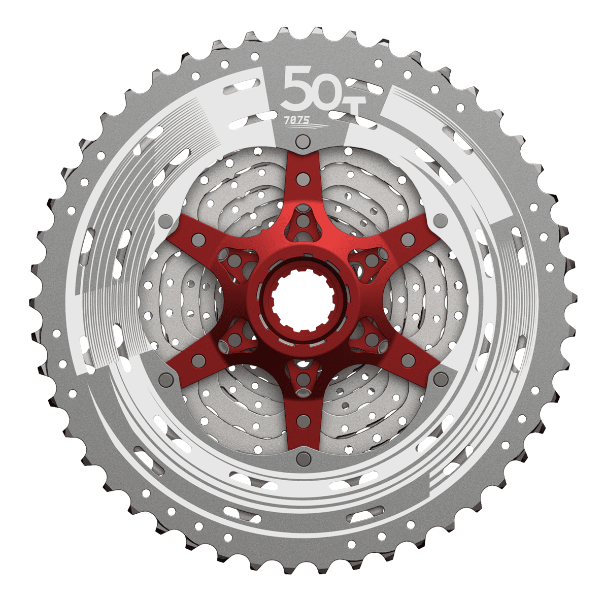 Cassette SunRace CSMX8 11-46 11 velocidades plateado – Vista secundaria