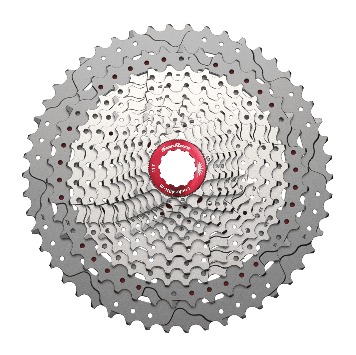 Cassette SunRace CSMZ90 11-50 12 velocidades plateado – Vista principal