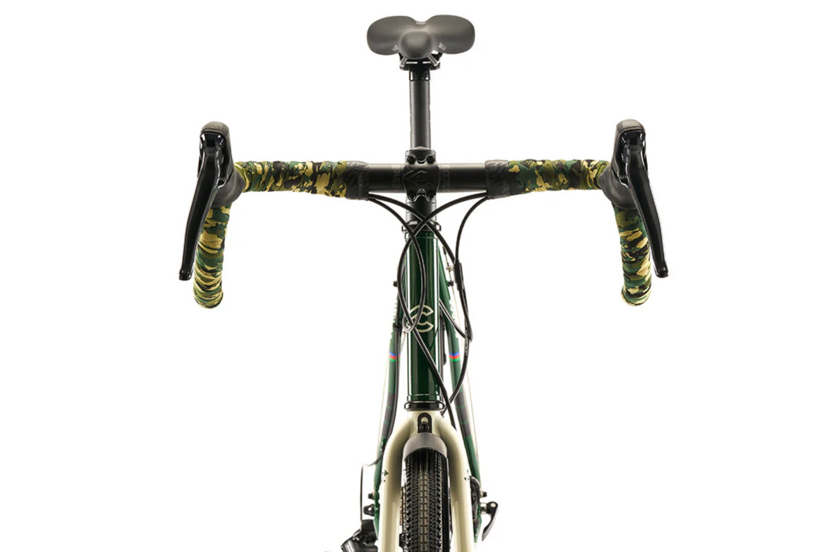 Bicicleta gravel Cinelli Hobootleg Easy Travel Sword 2x10 forever green – vista frontal