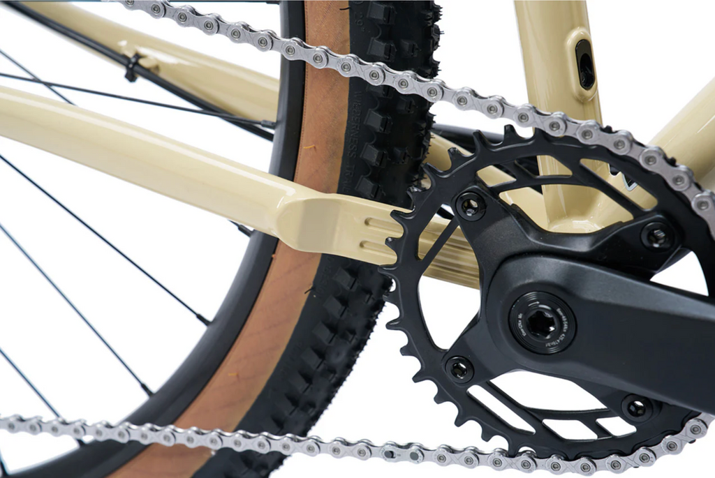 Bicicleta gravel Cinelli Hobootleg Geo Cues 1x11 desert mud – detalle bielas