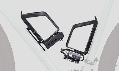 Adaptador de portabidón Topeak Alt-Position Cage Mount negro – con portabidones Ninja