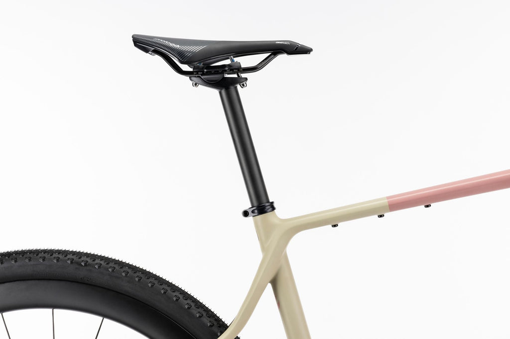 Bicicleta gravel Ghost Asket CF X 2026 rustic terracotta/sandy beige – detalle