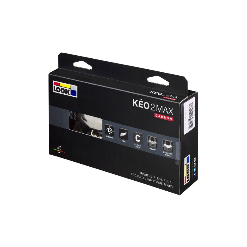 Pedales Look Kéo 2 Max Carbon negro – vista lateral