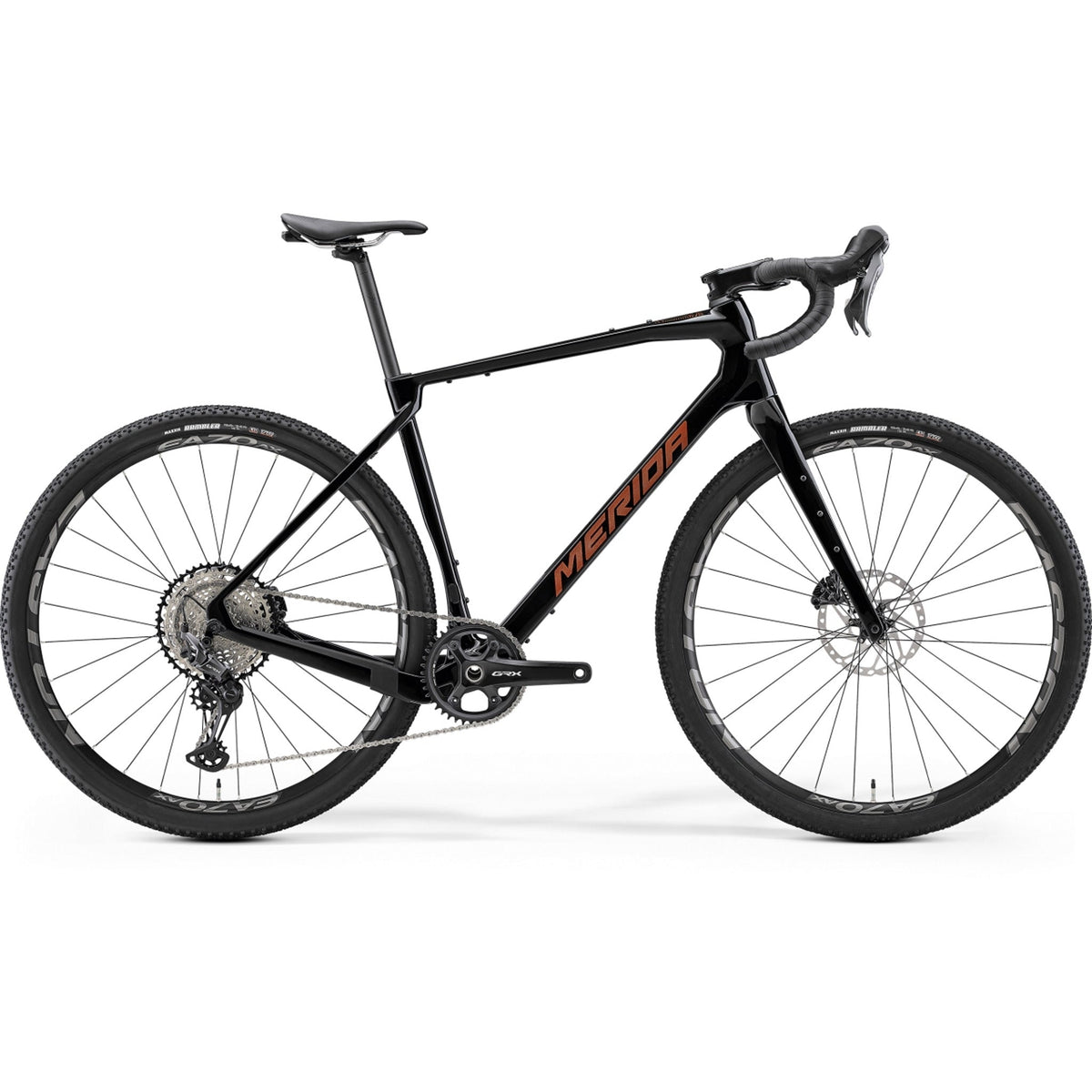 Bicicleta gravel Merida Silex 7000 black bronze – vista lateral