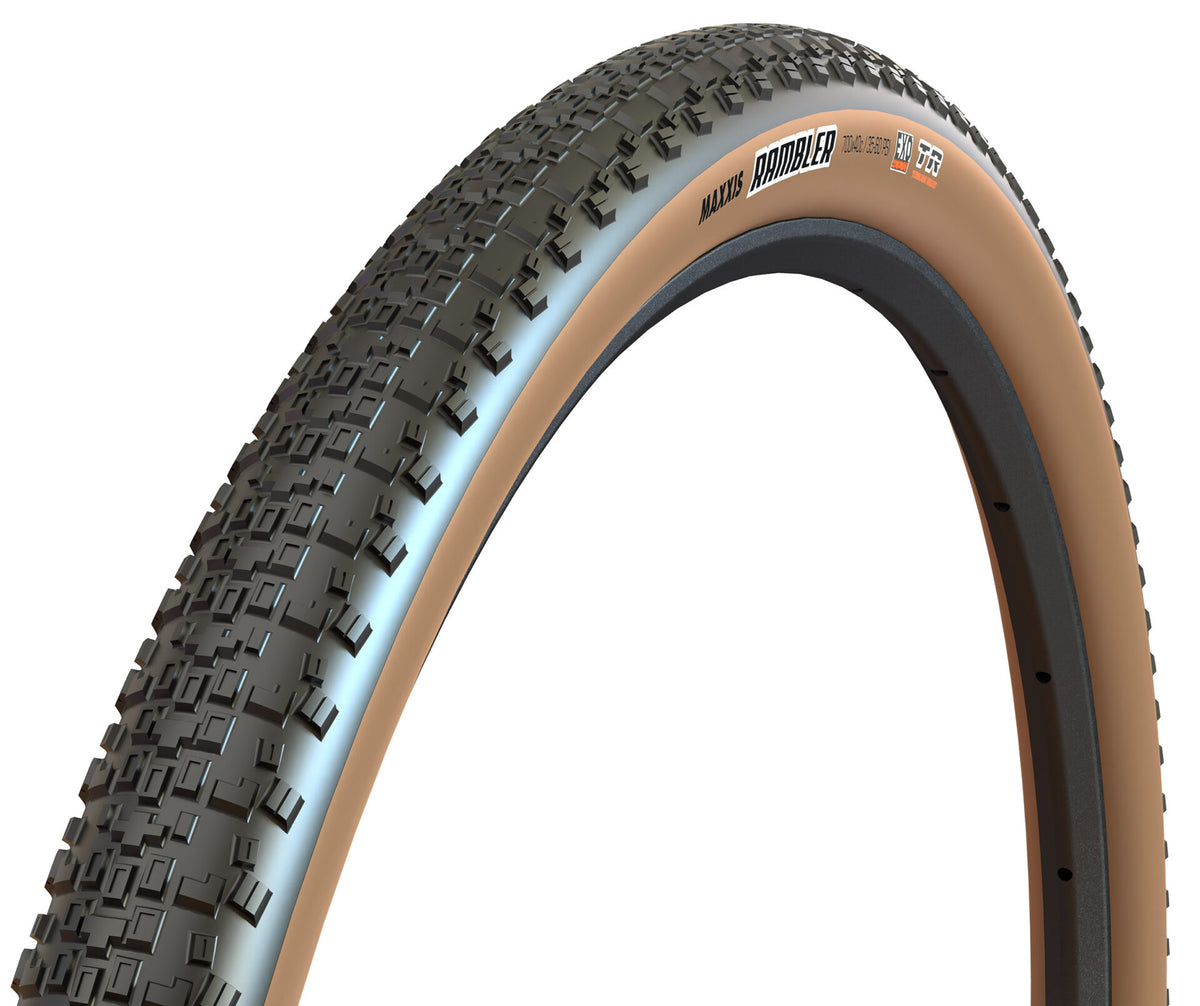 Cubierta Maxxis Rambler tan-wall – vista general