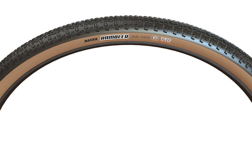 Cubierta Maxxis Rambler tan-wall – perfil