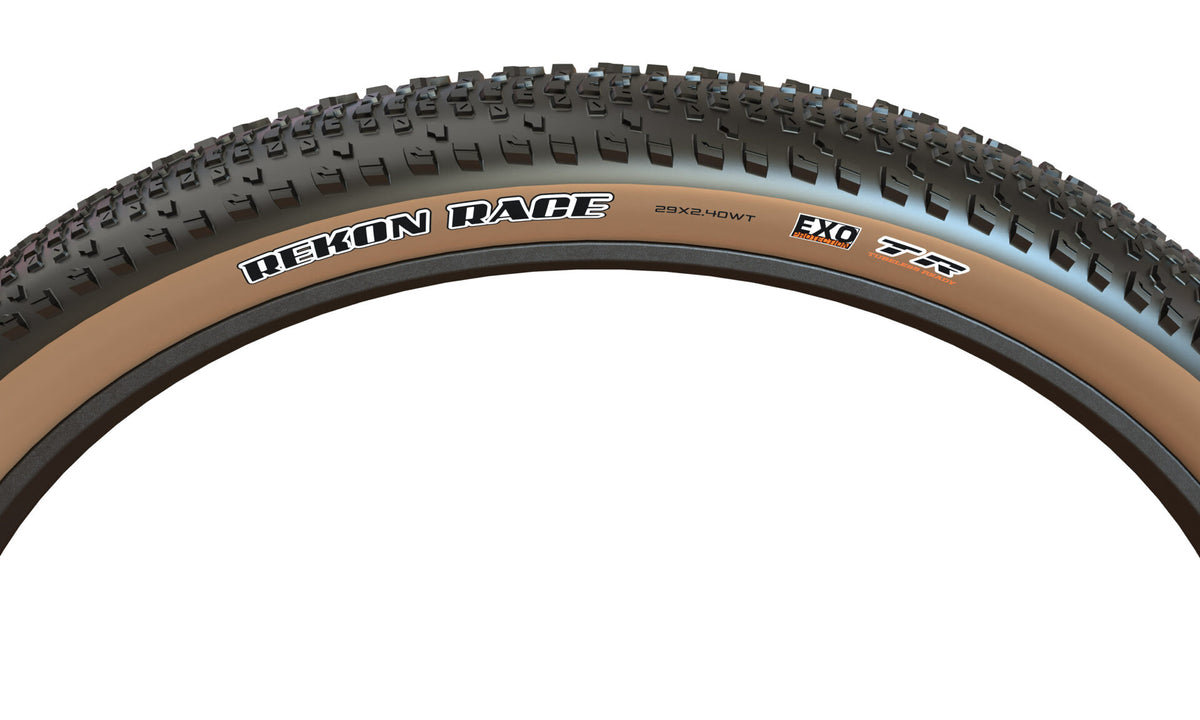 Cubierta Maxxis Rekon Race 29 tan-wall – perfil