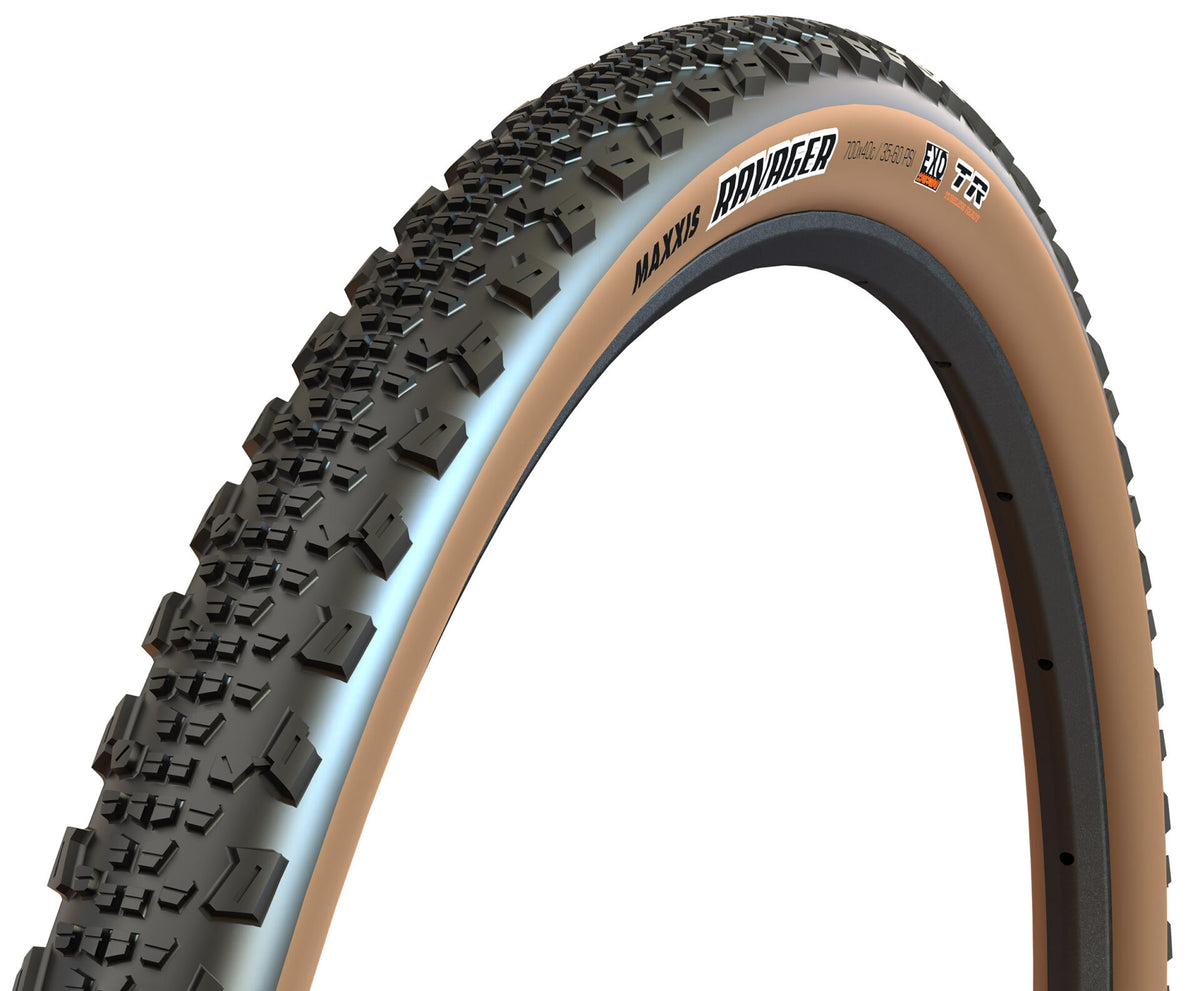 Cubierta Maxxis Ravager tan-wall – vista general