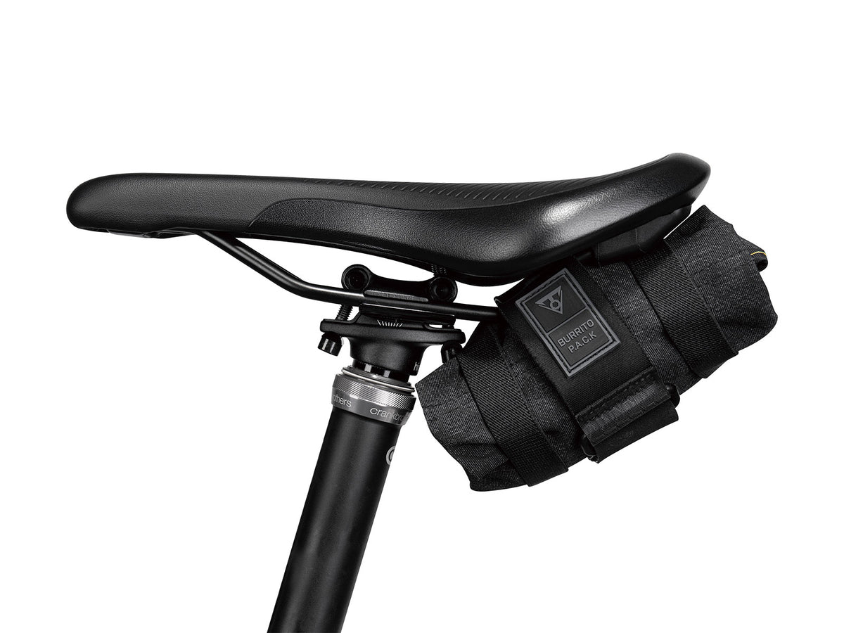 Estuche de herramientas Topeak Burrito Pack negro – montado bajo el sillín