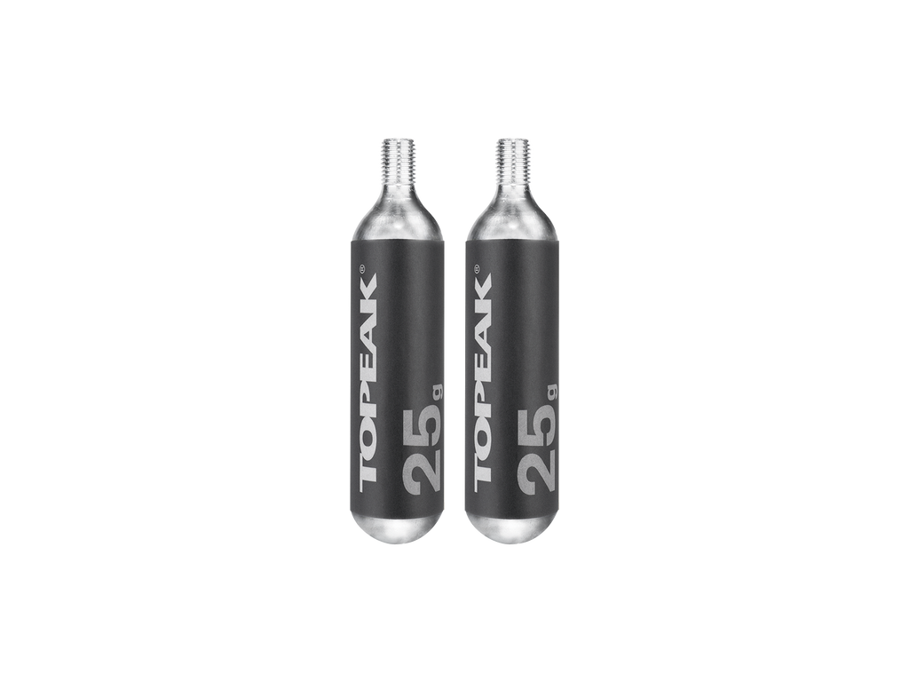 Cartuchos de CO2 Topeak roscados 25 g (2 uds.) – vista principal