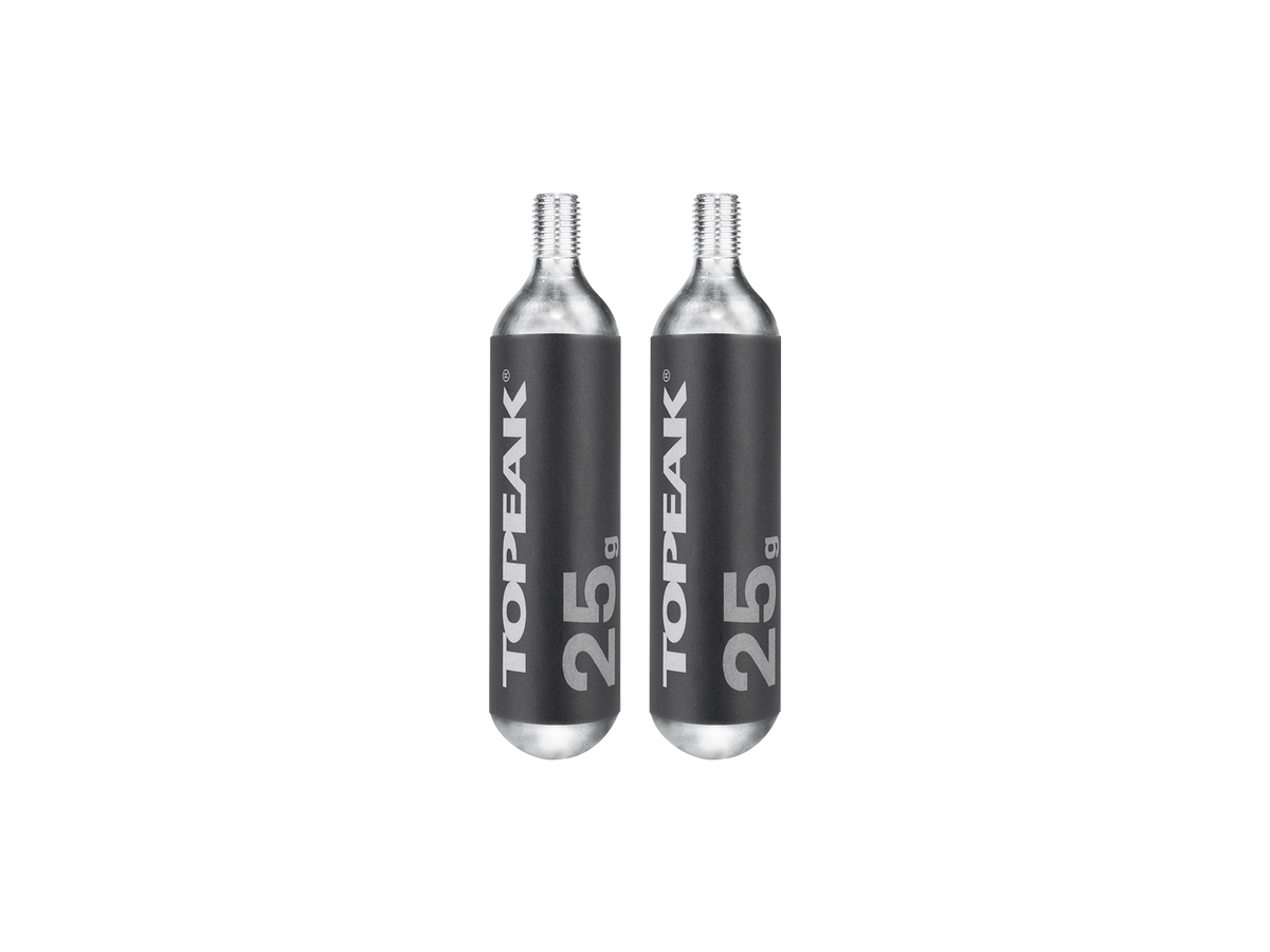 Cartuchos de CO2 Topeak roscados 25 g (2 uds.) – vista principal