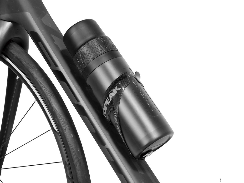 Bidón portaherramientas Topeak Escape Pod L negro – montado en la bici