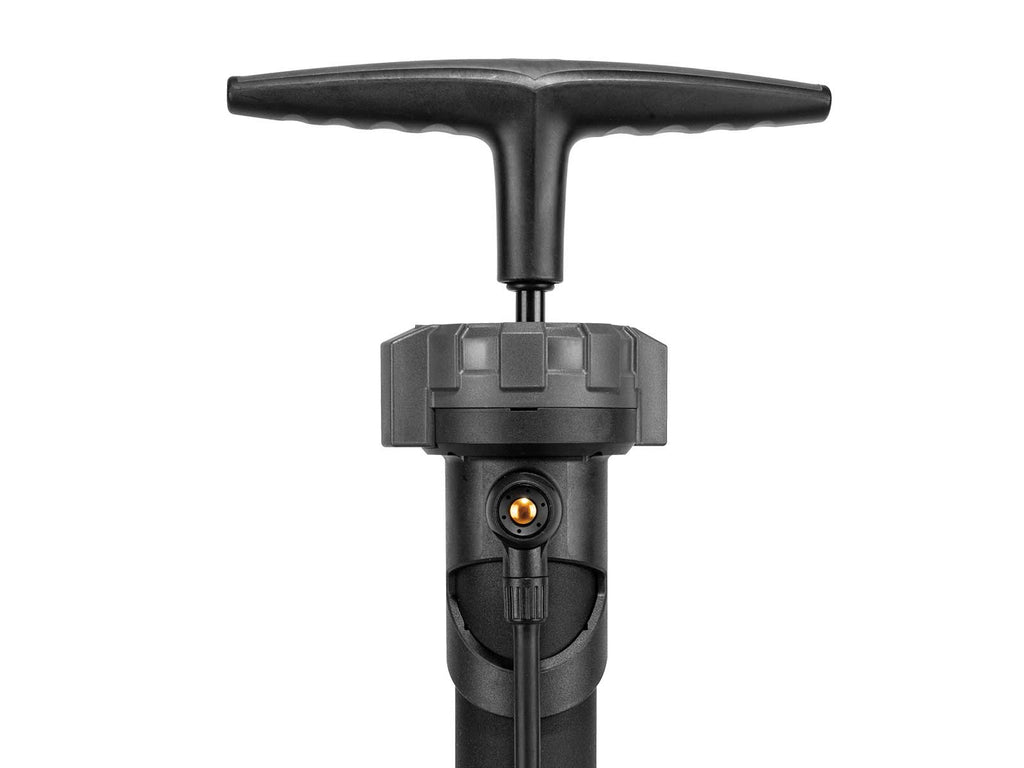 Bomba de suelo Topeak JoeBlow Booster para tubeless negro – vista frontal