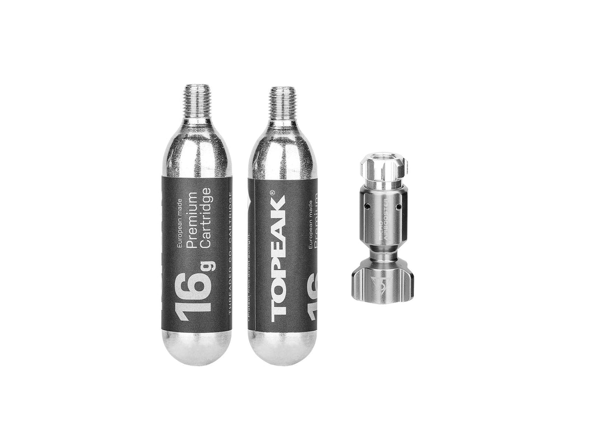 Kit de CO2 Topeak Ninja CO2 negro – inflador y cartuchos