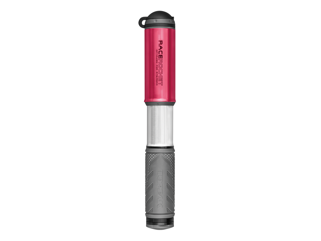 Minibomba Topeak RaceRocket negro – vista principal (versión roja)