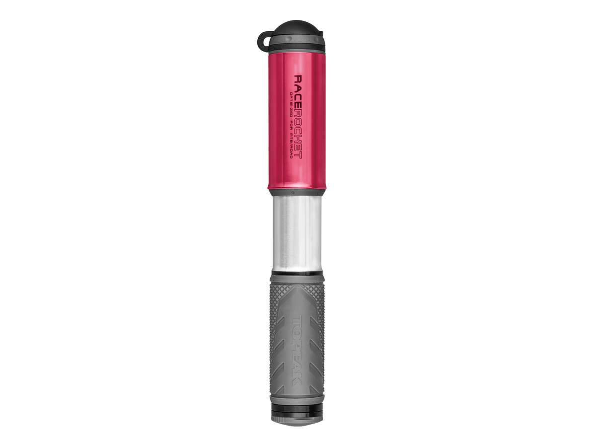 Minibomba Topeak RaceRocket negro – vista principal (versión roja)