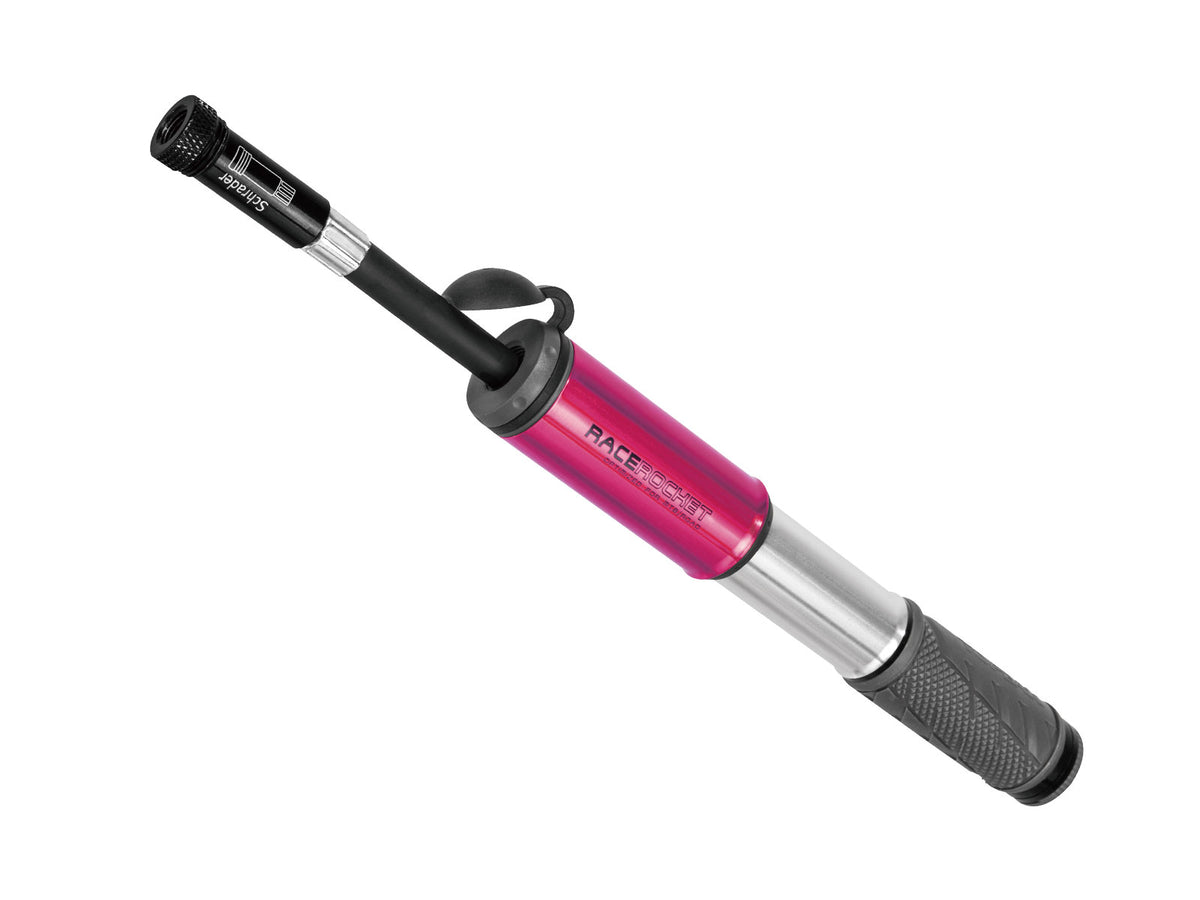 Minibomba Topeak RaceRocket negro – manguera extendida