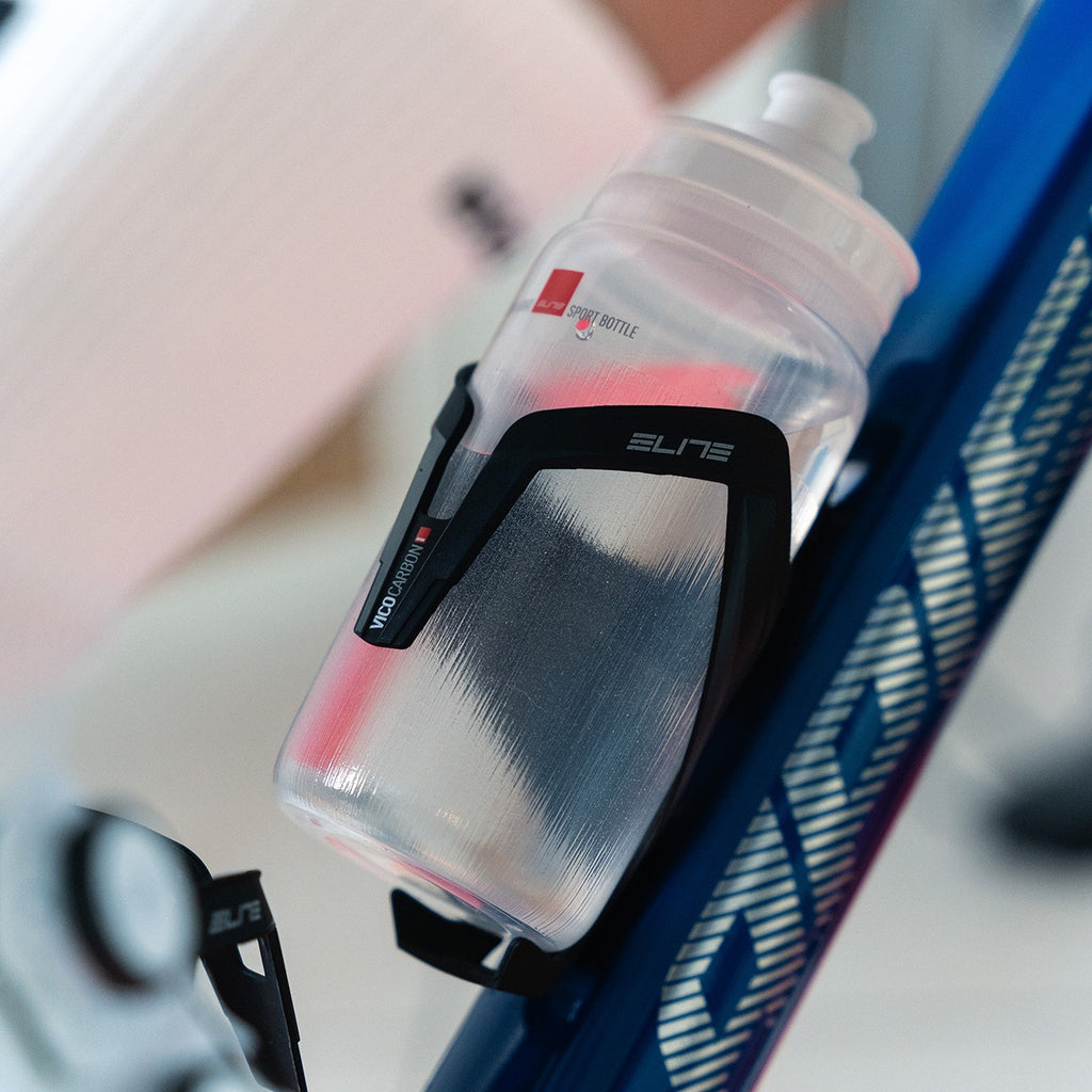 Portabidón Elite Vico Carbon – montado en la bici